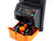 Gallagher S200 Solar Electric Fence charger with back open showing batteries