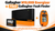 gallagher M10,000i electric fence charger / energizer with free fault finder offer with orang and black colors