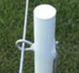 Gallagher 1x48 Fiberglass Fence Post with clip