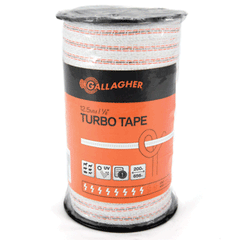 Gallagher G623544 656' 1/2" Turbo Tape
