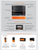 Diagram of Gallagher M5800i electric fence Charger and Remote / 58 Joule / 430 Mile 