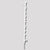 white Gallagher H.D. Step-In Electric Fence Posts with lugs