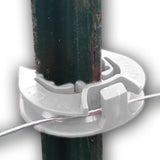 Lock Jawz Insulator on Electric Fence post