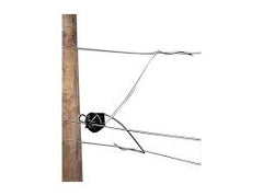 Gallagher 12" Offset Black Pinlock Fence Insulators