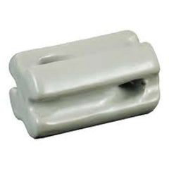 White Gallagher Porcelain Bullnose Strain Insulators for Electric Fence corners and ends